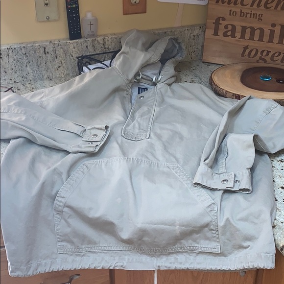 Unisex Gap Pullover Tan Hoodie Jacket Size XL - Picture 3 of 8